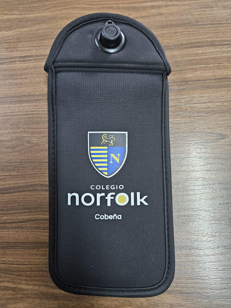 Bolsa PhoneRelax personalizada para Colegio Norfolk